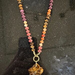 The Sunset Flower Necklace